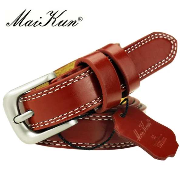 Ceinture Femme fait main en cuir